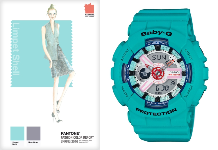 LIMPET SHELL + CASIO BABY-G BA 110SN-3A