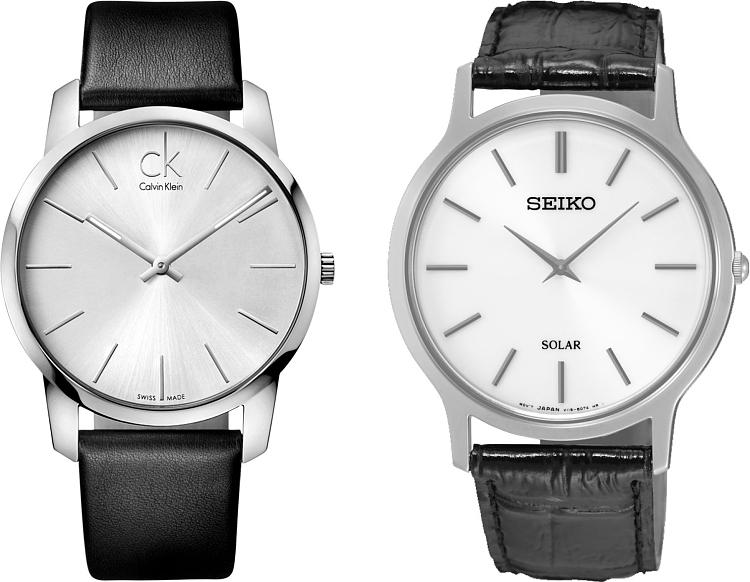 Minimalistické hodinky | Calvin Klein K2G211C6 a Seiko SUP873P1