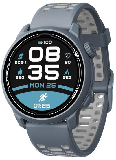 COROS PACE 2 PREMIUM GPS SPORT WATCH BLUE STEEL SILICONE BAND WPACE2-BLS