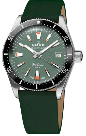 EDOX SKYDIVER 38 DATE AUTOMATIC SPECIAL EDITION 80131 3NC VI