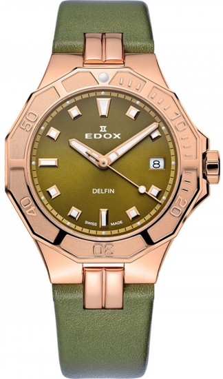 Edox Delfin Diver Date Lady 53020 37RC VR