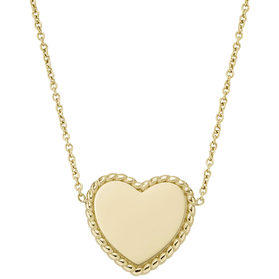Fossil Drew Gold-Tone Stainless Steel Station Necklace JF04360710