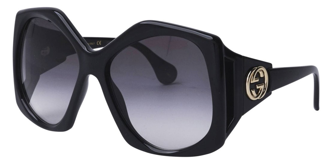 GUCCI Round-Frame Sunglasses GG0875S 001