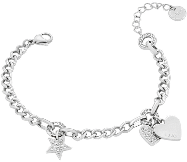 LIU JO Bracelet With Charm And Diamantés LJ1387