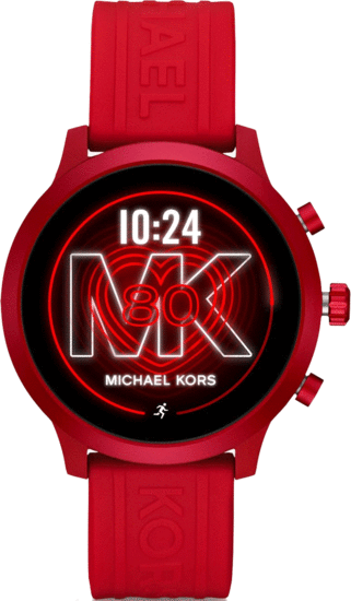 MICHAEL KORS Access MKGO Red Tone and Silicone Smartwatch MKT5073