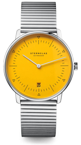 STERNGLAS Naos Edition Bauhaus II yellow S01-NAF23-ME06 Limited Edition 333pcs