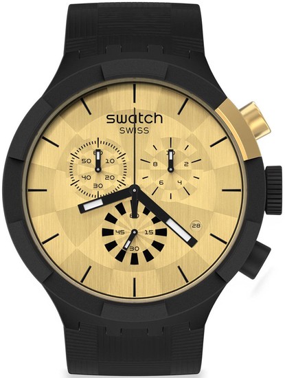 SWATCH CHECKPOINT GOLDEN SB02Z400 LIMITED EDITION 3000pcs