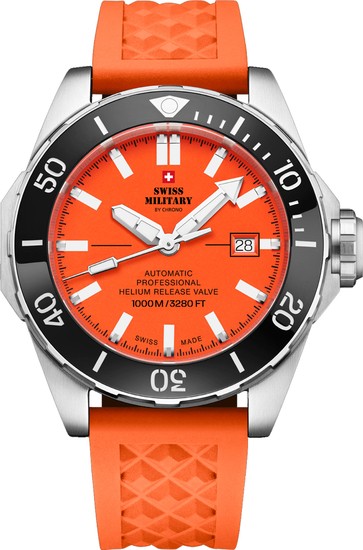 SWISS MILITARY BY CHRONO 1000M AUTOMATIC DIVE WATCH SMA34092.07