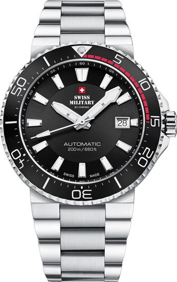 SWISS MILITARY BY CHRONO Automatic Dive Watch 200M SMA34086.01