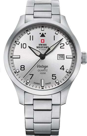 SWISS MILITARY BY CHRONO Swiss Made Pilot Watch SM34078.02