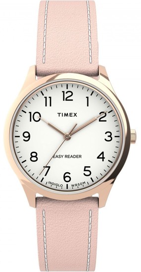 TIMEX Easy Reader Gen1 32mm Leather Strap Watch TW2U22000