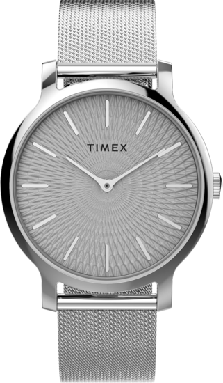 TIMEX Transcend 34mm Mesh Bracelet Watch TW2V92900