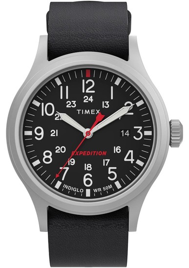Timex Expedition Sierra 40mm Leather Strap Watch TW2V07500