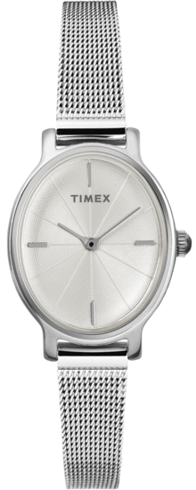 TIMEX Milano Oval 24mm Mesh Band Watch TW2R94200
