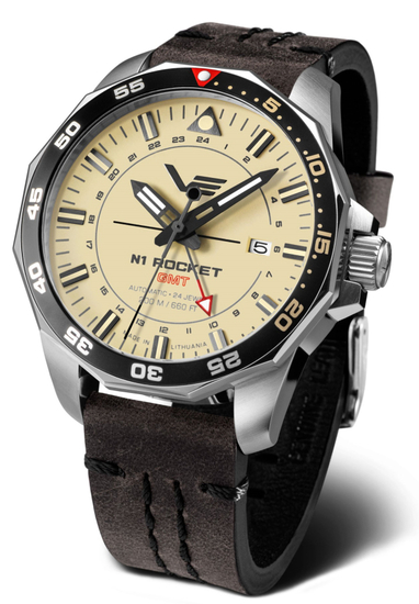 VOSTOK-EUROPE N-1 ROCKET AUTOMATIC GMT NH34/225A713