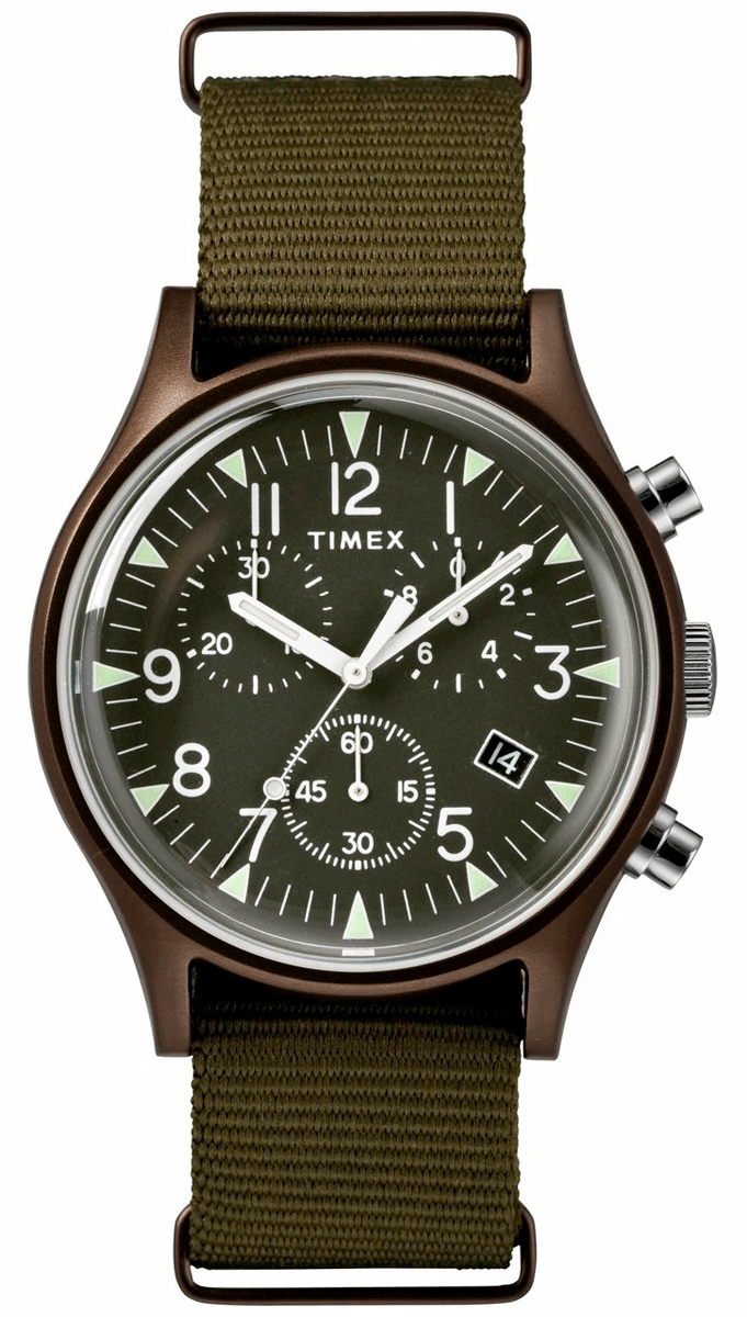 TIMEX MK1 Aluminum Chronograph 40mm Fabric Watch TW2R67800
