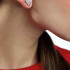 GUESS NEVER WITHOUT TRIANGLE EARRINGS UBE28061