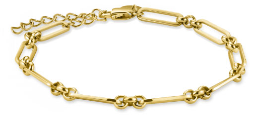 Rosefield Chain link bracelet Gold JTBCG-J440