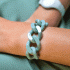 Ice - Jewellery | Chain bracelet | Lagoon green | 020357