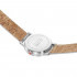 MONDAINE OFFICIAL SWISS RAILWAYS CLASSIC: PETITE SILVER-CASE WATCH WITH GOOD GRAY SUSTAINABLE-STRAP A660.30314.80SBH